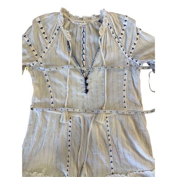 Veronica Beard Danica Long Sleeve Cotton Cover-Up Dress Size XS - Picture 16 of 16